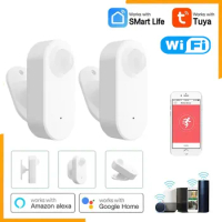 Tuya WiFi Smart PIR Motion Detection Sensor Security Burglar Alarm Sensor Smart Life App Control Support Alexa Google Home