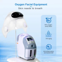 7 Colors Treatment Oxygen Infusion Nano Aqua Jet Skin Rejuvenation Machine Facial Oxygen Mask Moisturizer Wrinkle Acne Remover