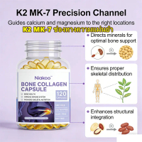 แคปซูลคอลลาเจนกระดูก | ช่องทางแม่นยำ K2 MK-7 สำหรับการส่งแร่ธาตุ