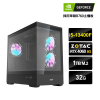 【NVIDIA】i5十核GeForce RTX 4060{闇工作室-6}電競電腦(i5-13400F/華碩B760/32G/1TB_M.2)