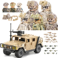 City SWAT US Navy SEALS Special Forces Figures Building Blocks Police Army Soldier Commando Military Weapons Bricks Toy For Kids