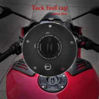 Carbon Fiber Motorcycle Accessories Quick Release Key Fuel Tank Gas Oil Cap Cover for Honda CB190 CB1000R CB900 CB919 2008-2019