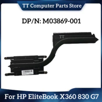 TT New Original For HP EliteBook X360 830 G7 Laptop Cooling Fan Radiator Heatsink M03869-001 HSN-I42C I38C Fast Ship