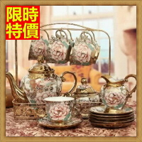 下午茶茶具含茶壺咖啡杯組合-6人奢華歐式創意陶瓷茶具69g16【獨家進口】【米蘭精品】