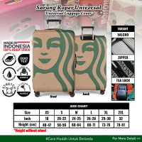 Sarung Koper Kantong Kertas SBUX / Paper Bag Starbuck - Pelindung Koper Anti Lecet, Elastis dan Unik