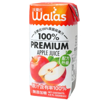 【沃樂氏】100%果汁系列-蘋果200mlx24瓶