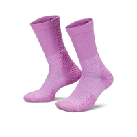 【NIKE 耐吉】襪子 中筒襪 運動襪 1雙組 U NK DFADV UNICORN CUSH CREW 紫 FQ9059-532