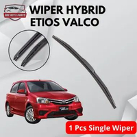 Wiper Hybrid Toyota Etios Valco Full Set Pembersih Kaca Anti Baret