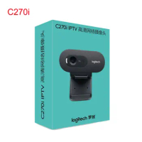 New Original Logitech Webcam C270 C270i HD Webcam 720P Network Built-in Microphone USB2.0 Webcam For PC Chat Camera