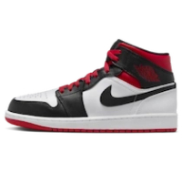 AIR JORDAN 1 MID WHITE GYM RED