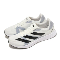 【adidas 愛迪達】慢跑鞋 Adizero RC 4 M 男鞋 白 黑 緩震 環保材質 運動鞋 愛迪達(GX8152)