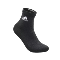【adidas 愛迪達】襪子 P1 Explosive 黑 白 短襪 單雙入 透氣 運動襪 愛迪達(MH0019)