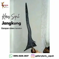 Keris sepuh jangkung pamor keleng garapan dalem keraton warangka kayu timoho