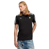 Scuderia Ferrari เสื้อโปโลผู้ชาย สีดำ