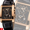 Raymond Weil 蕾蒙威 Don Giovanni 系列 18K金 GMT 雙時區自動上鍊男表 46mm (12898-G-20001)
