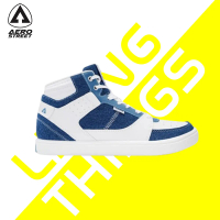 Aerostreet Hoops High Denim - Sepatu Sneakers Casual Pria Wanita Aero