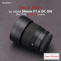 56-1.4 X Mount Lens Protective Skin for Sigma 56mm f/1.4 DC DN Contemporary X Mount Lens Protector Coat Wrap Cover Sticker Film