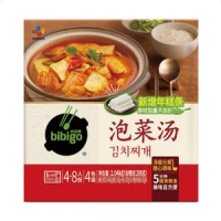 開市客 Costco -  Bibigo 泡菜燉湯 2.04kg (460gX4包裝) 贈送 200g 年糕條 (50gX4包裝) 平行進口