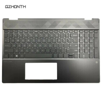 New For HP Pavilion X360 15-DQ TPN-W140 Palmrest Cover w/ Keyboard Non-Backlit L51363-001