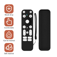 Silicone TV Remote Control Protective Sleeve All-inclusive TV Remote Control Cover Shockproof for Walmart Onn. Android TV 4k Uhd