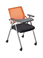 培訓椅帶寫字板摺疊會議椅學生桌椅一體會議室椅帶桌板培訓椅子