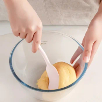 Cooking Silicone Spatula Kitchen Dough Scrape Cream Heat-Resistant Non-stick Small Utensils Baking Cake Brush Tools