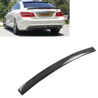 W207 AMG Style Real Carbon Fiber Rear Roof Lip Spoiler Wing for Mercedes-Benz E200 E260 E350 Coupe 2010-2015 Car Accessories