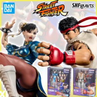 In Stock Original Bandai S.h.figuarts Shf Street Fighter Chunli Outfit 2 Anime Action Figure Collection Model Toy Gift