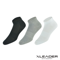 Leader X ST-03 經典素色款 休閒運動除臭襪 短襪 男款 3雙入