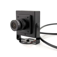 1000TVL Color CCTV Mini Analog Security Camera Metal Body CVBS Front View Surveillance CAM
