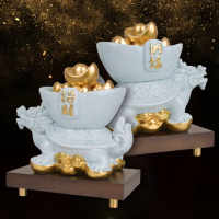 【命運好好玩】湯鎮瑋-青瓷龍龜巨富黃金鎮