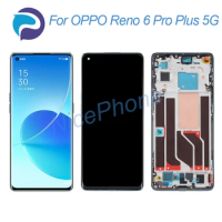 for OPPO Reno 6 Pro + 5G LCD Screen + Touch Digitizer Display PENM00,Reno 6 Pro Plus 5G LCD Screen Display