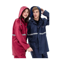 【KCS 嚴選】雙層兩件套雨衣(反光雨衣/兩件式雨衣/防風速乾/透氣舒適)