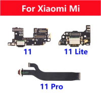 Charger Board Module Flex Cable For Xiaomi Mi 11 Pro Lite Mi11 11Pro 11LITE USB Port Connector Dock Charging Socket Jack Plug