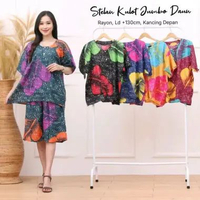 AISY BATIK/SETELAN KULOT JUMBO ILALANG/SET WANITA TERBARU/CELANA YANG LAGI VIRAL
