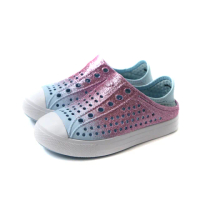 【SKECHERS】SKECHERS FOAMIES 洞洞鞋 亮桃/淺藍 童鞋 308065LLTBL no949