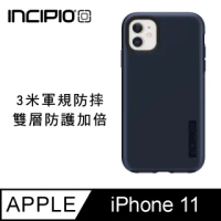 【美國INCIPIO】DualPro iPhone 11 6.1吋 雙層防護手機防摔保護殼/套-深藍(3折出清)