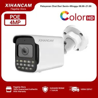 XIHANCAM IP Camera POE 4MP CCTV POE Outdoor Waterproof IP66 Kamera CCTV POE Konek Ke HP Jarak Jauh