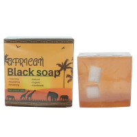 Natural Bath Body Reduce Acne Skin Care African Black Soap Magic Beauty Moisturizing Shea Butter