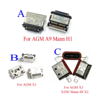 1 Pcs/Lot USB Charger Charging Dock Port Connector For AGM A9 Mann H1 X3 X2SE Mann 8S X2 X1 Type C Jack Contact Socket Plug