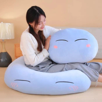 55cm Plush Anime That Time I Got Reincarnated As A Slimes Rimuru Tempest Cosplay Pillow Plush Doll Cushion Toy Halloween Gifts