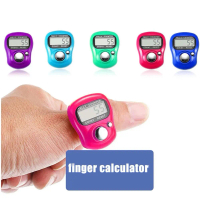 Digital tasbih dengan paparan LED dan bunyi bip, penghitung jari/tangan untuk hadiah, model R4B9