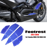 Motorcycle X MAX Footrest Foot Pads Pedal Plate Pedals For Yamaha XMAX 300 XMAX 400 XMAX 250 XMAX 125 2017 2018 2019 Accessories
