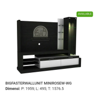 RAK TV BIG FASTER WALL UNIT MINIROSEWG - WG MELODY