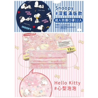 台灣製造~711款非醫療,防護口罩~禾匠正版史努比,雙子星,kitty貓口罩兩件優惠