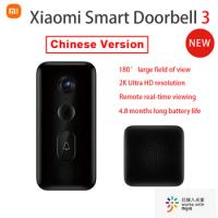 Xiaomi Smart Doorbell 3 Generation Mijia Video Doorbell HD Night Vision Long Battery Life Real-time View Smart Camera CN Version