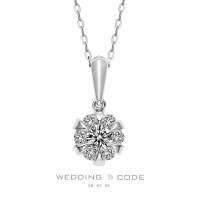 【WEDDING CODE】PT950鉑金 42分鑽石項鍊 ZZ1425(天然鑽石 母親節 現貨禮物)