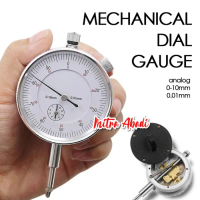 Murah Mechanical Dial Indicator / Dial Gauge Tester Alat Ukur Kerataan