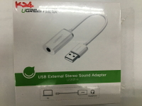 [美國直購Ugreen] USB外置聲卡筆記本臺式機 接3.5mm音頻耳機麥克風音響 _K24