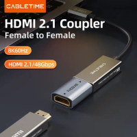 CABLETIME 8K HDMI 2.1 Coupler Female To Female Extender Adapter C517